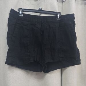Kut from the Kloth Black Women's Cargo Shorts